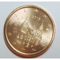 1 евроцент 2013 год. Испания