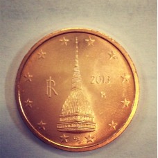 2 евроцента 2013 год. Италия