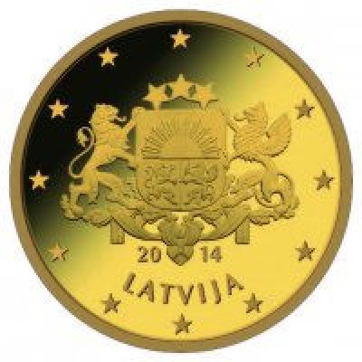 10 евроцентов 2014 год. Латвия