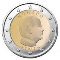 2 Евро 2012 год. Монако. Альбер II