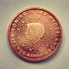1 Евроцент 2006 год. Нидерланды