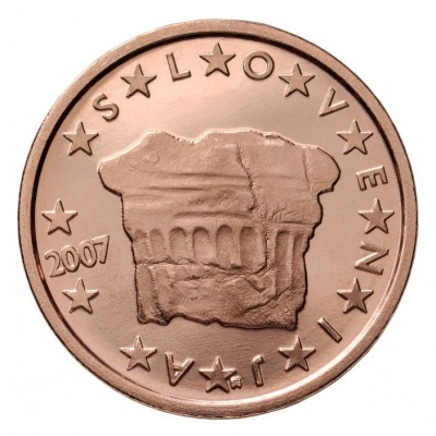 2 евроцента 2007 год. Словения