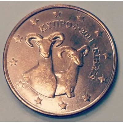 5 Евроцентов 2011 год. Кипр