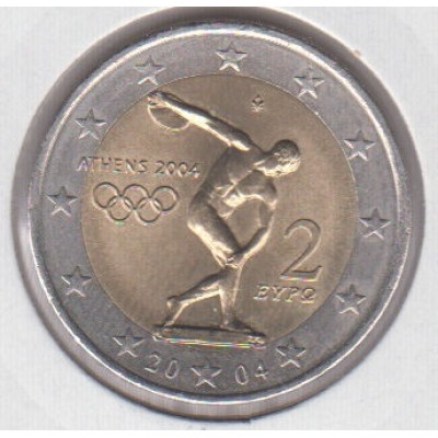 2 Евро 2004 год. Греция. Олимпийские игры Дискобол