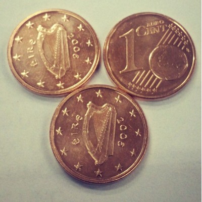 1 Евроцент 2006 год. Ирландия