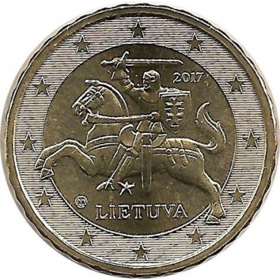 10 евроцентов 2017 год. Литва.