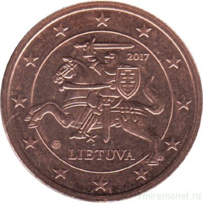 2 евроцента 2017 год. Литва