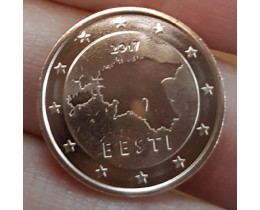 2 Евроцента 2017 год. Эстония