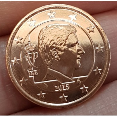 2 евроцента 2015 год. Бельгия