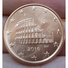 5 Евроцентов 2016 год. Италия