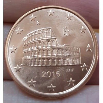5 Евроцентов 2016 год. Италия