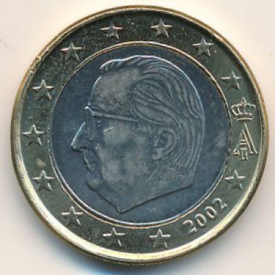 1 Евро 2002 год. Бельгия
