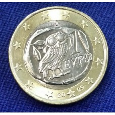 1 евро 2009 год. Греция