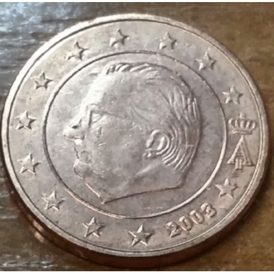 1 евроцент 2003 год. Бельгия