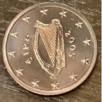 2 Евроцента 2005 год. Ирландия