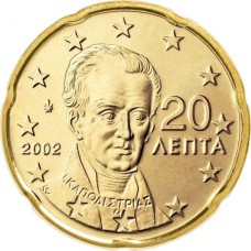 20 Евроцентов 2002 год. Греция