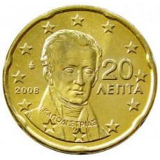 20 Евроцентов 2008 год. Греция