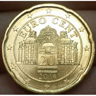 20 Евроцентов 2016 год. Австрия