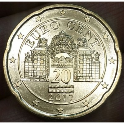 20 Евроцентов 2017 год. Австрия