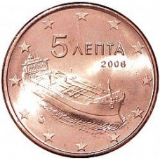 5 евроцентов 2006 год. Греция