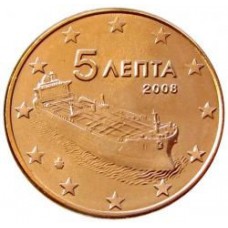 5 евроцентов 2008 год. Греция