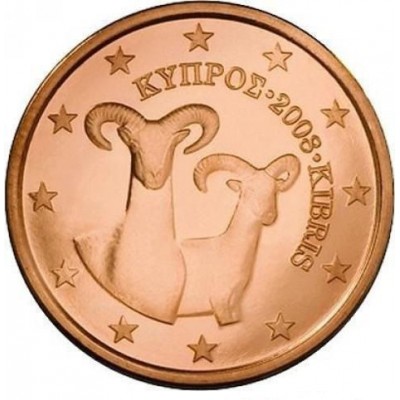 5 Евроцентов 2008 год. Кипр (унц)