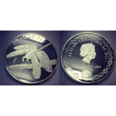 Токелау 5 долларов 2012 г. Стрекоза (Копия)