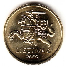 10 центов 2009 год. Литва. 