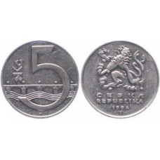 5 крон 1994 год. Чехия