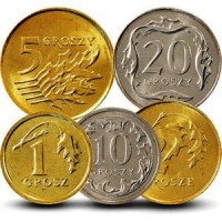 Набор монет Польши 2010-2014 год. (5 монет)