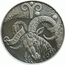 1 рубль 2014 год. Беларусь. Овен (Aries)