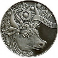 1 рубль 2014 год. Беларусь. Телец (Taurus)