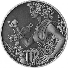 1 рубль 2015 год. Беларусь. Дева (Virgo) 