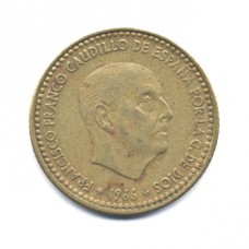  1 песета 1966 г. Испания