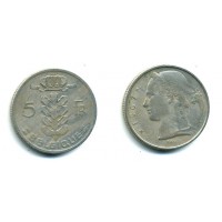 5 франков 1967 г. Бельгия