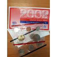 Годовой набор разменных монет США 2002 года (D)