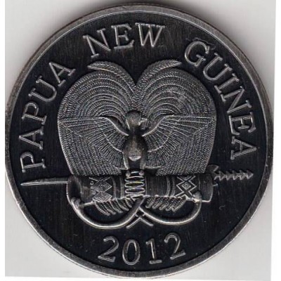 Папуа - Новая Гвинея 5 кина 2012 год. Ехидна (КОПИЯ!)