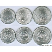 Набор монет Лаос 1980 год (3 монеты) 