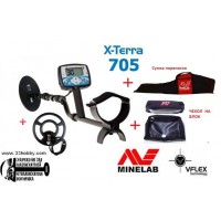 Металлоискатель Minelab X-TERRA 705 dual Pack (Две катушки и бонусы)